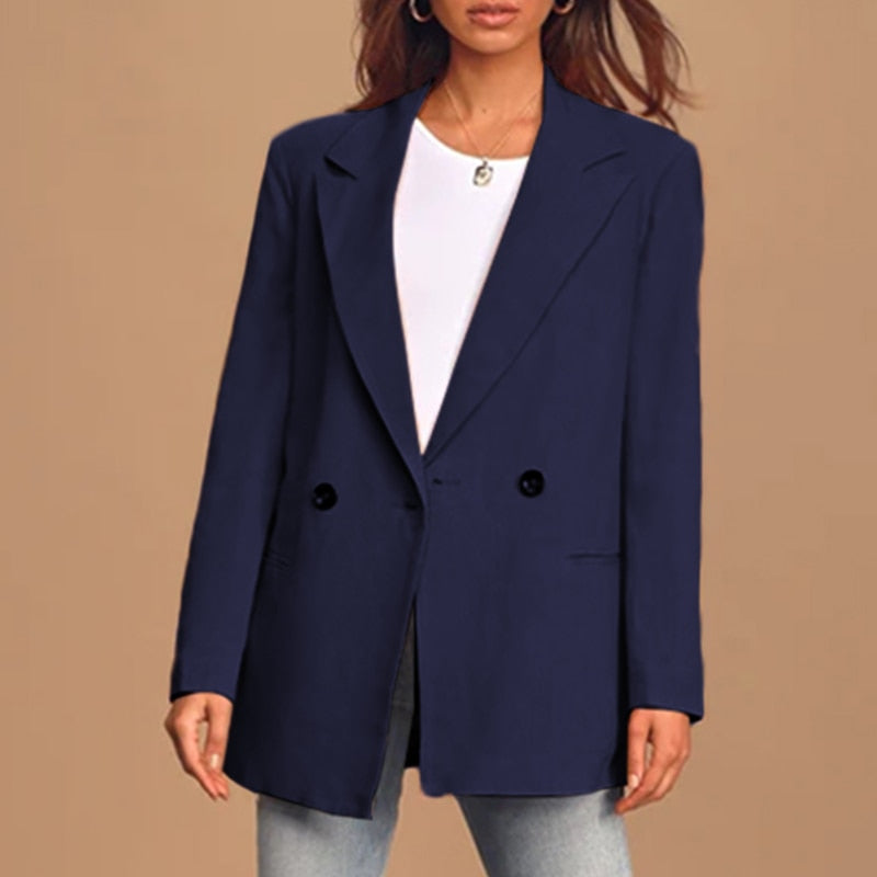 Olivia – Designer-Oversize-Blazer mit Knöpfen