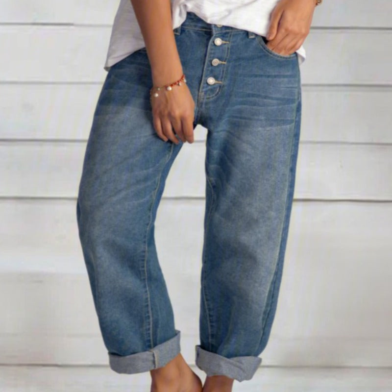 Vanessa – Designer-Jeans mit weitem Bein