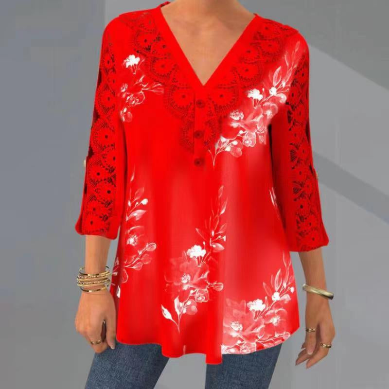 Rot bluse fur damen